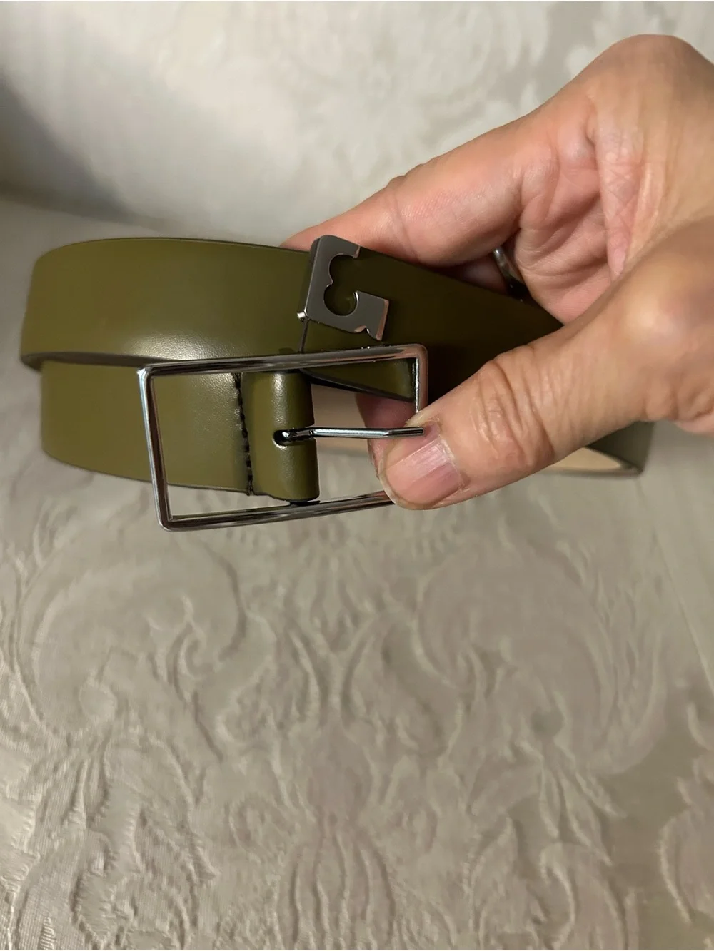 Tory Burch Gigi leather belt women size medium